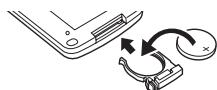 PANASONIC NV-GS230EF - De knoopbatterij plaatsen - 2