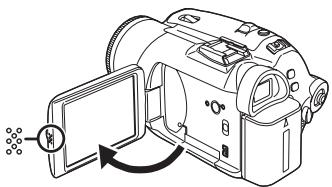PANASONIC NV-GS230EK - Het LCD-scherm gebruiken - 1