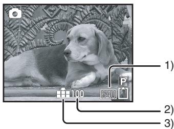PANASONIC NV-GS230EK - ■ Schermweergave tijdens opname op kaart - 1