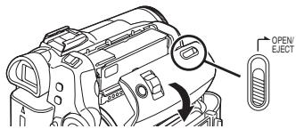 PANASONIC NV-GS230EK - Een cassette plaatsen/verwijderen - 1