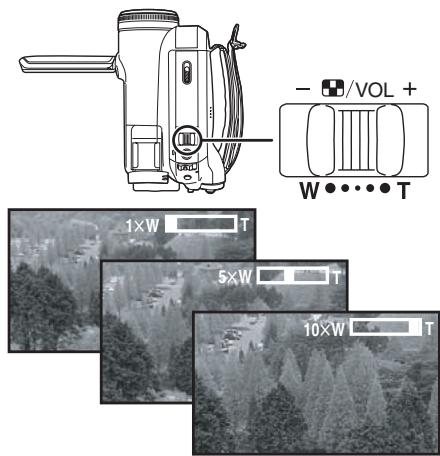 PANASONIC NV-GS280 - Fonction zoom avant/arrière - 1