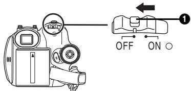 PANASONIC NV-GS280 - Insertion/retrait d'une carte - 1