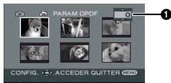 PANASONIC NV-GS280 - Écriture des données d'impression sur une carte (Paramètres DPOF) - 1