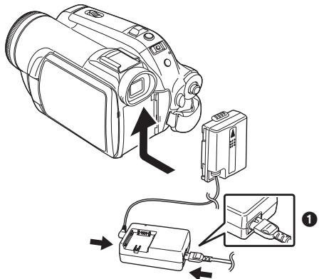 PANASONIC NV-GS280 - Op de netvoeding aansluiten - 1