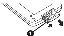 PANASONIC NV-GS280 - ■ Installation d'une pile de type bouton - 1