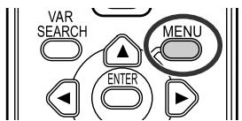 PANASONIC NV-GS280 - Druk op [MENU] om het menuscherm te sluiten. - 1