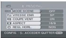 PANASONIC NV-GS280 - ■ [MENU D'ENREGISTREMENT SUR BANDE] - 1