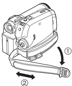 PANASONIC NV-GS280 - | De riem gebruiken als polsriem - 1