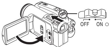 PANASONIC NV-GS280 - l'alimentation avec l'écran à cristaux liquides/viseur - 3