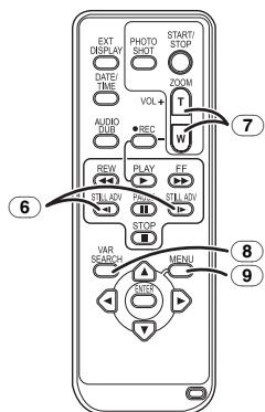 PANASONIC NV-GS280 - ■ Afstandsbediening - 2