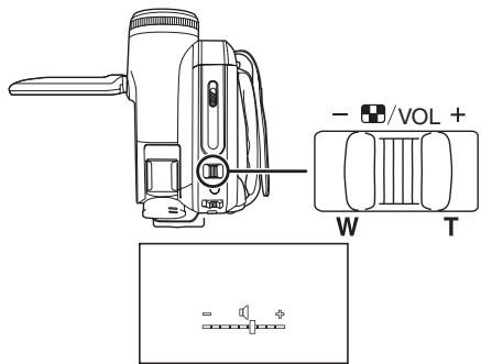 PANASONIC NV-GS320 - ■ Pour régler le volume - 1