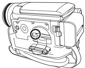 PANASONIC NV-GS320 - ■ Voyant d'accès de la carte - 1