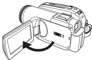 PANASONIC NV-GS320 - Utilisation de l'écran à cristaux liquides (ou ACL) - 1