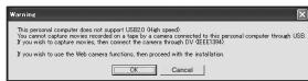 PANASONIC NV-GS320 - Selon votre ordinateur, un des écrans suivants peut apparaître. - 1