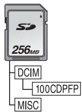 256MB DCIM 100CDPFP MISC