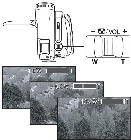 PANASONIC NV-GS320 - Fonction zoom avant/arrière - 1