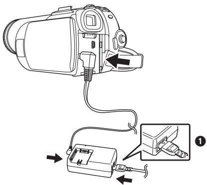 PANASONIC NV-GS80EG - Op de netvoeding aansluiten - 1