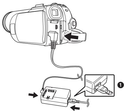 PANASONIC NV-GS80EG - Collegamento alla presa CA - 1