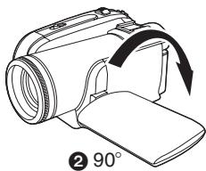 PANASONIC NV-GS80EG - Utilisation de l'écran à cristaux liquides (ou ACL) - 3