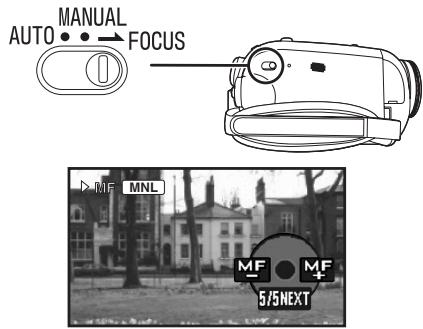 PANASONIC NV-GS80EG - Manuelle Fokuseinstellung - 2