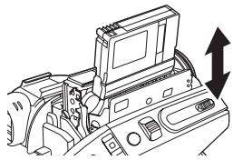 PANASONIC NV-GS80EK - Een cassette plaatsen/verwijderen - 2