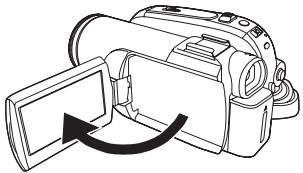 PANASONIC NV-GS80EK - Uso del monitor LCD - 1