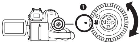 PANASONIC NV-GS80EK - Ruotate il selettore della modalità di funzionamento. - 1