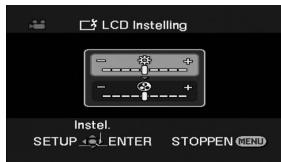 LCD Instelling Instel. SETUP ← ENTER STOPPEN MENU