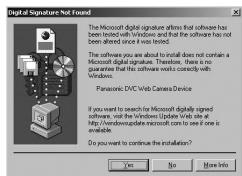PANASONIC PV-GS33PP - Installing WebCam Driver - 5