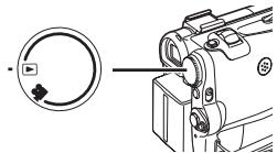 PANASONIC PV-GS33PP - Set the Mode Dial to Tape Playback Mode. - 1