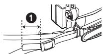 PANASONIC PV-GS33PP - Attaching the Shoulder Strap - 2