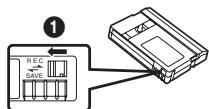 PANASONIC PV-GS33PP - ■ Accidental Erasure Prevention - 1