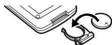 PANASONIC PV-GS33PP - - Inserting a Button-type Battery - 2