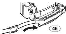 PANASONIC PV-GS33PP - Attaching the Shoulder Strap - 1