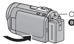 PANASONIC HDC-SD60 - Mise sous/hors tension de l'appareil avec I'écran ACL - 2