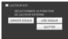 PANASONIC HDC-SD60 - Préparatifs pour la copie/lecture - 2