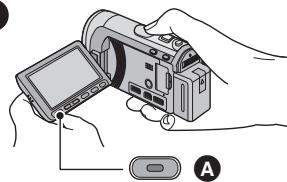 PANASONIC HDC-SD60 - Positionnement de base du caméscope - 3