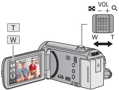 PANASONIC HDC-SD80 - Fonction zoom avant/arrière - 1