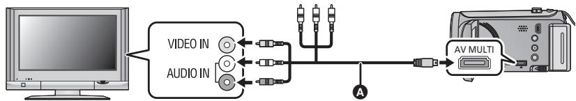 PANASONIC HDC-SD80 - Connectez cet appareil à un téléviseur. - 1