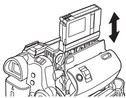 PANASONIC NVGS180EP - Inserting/removing a cassette - 2