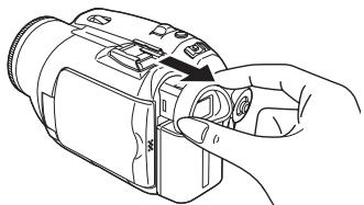PANASONIC NVGS180EP - Using the viewfinder - 1
