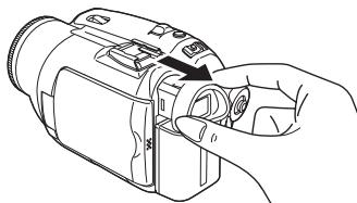 PANASONIC NVGS180EP - Wysuwanie wizjera - 1