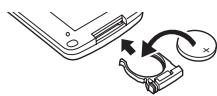 PANASONIC NVGS180EP - Install a button-type battery - 2