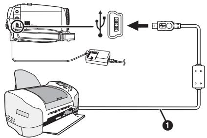 PANASONIC NVGS180EP - Printing pictures by directly connecting to the printer (PictBridge) - 1