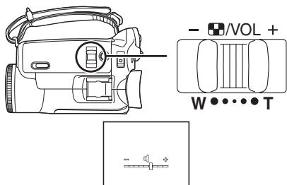 PANASONIC NVGS180EP - To adjust volume - 1