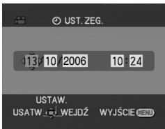 PANASONIC NVGS180EP - Ustawianie daty i godziny - 1