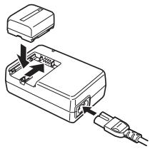PANASONIC NVGS180EP - Charging the battery - 1