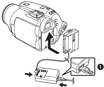 PANASONIC NVGS180EP - Connecting to the AC outlet - 1