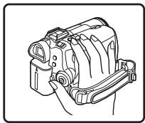 PANASONIC NVGS180EP - Trzymanie kamery - 2