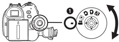 PANASONIC NVGS180EP - Rotate the mode dial. - 1
